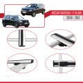 Nissan Qashqai +2 (NJ10) 2008-2013 Arası ile Uyumlu BASIC Model Ara Atkı Tavan Barı Gri 2 Adet