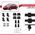 Toyota Prius 3 (XW30) 2009-2016 Arası ile Uyumlu ACE-4 Ara Atkı Tavan Barı Siyah 2 Adet
