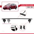 Toyota Prius 3 (XW30) 2009-2016 Arası ile Uyumlu ACE-4 Ara Atkı Tavan Barı Siyah 2 Adet