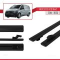 Mercedes Vito 3 (W447) 2014 ve Sonrası ile Uyumlu BASIC Model Ara Atkı Tavan Barı Siyah 2 Adet