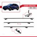 Subaru Crosstrek 2024 ve Sonrası ile Uyumlu BASIC Model Ara Atkı Tavan Barı Gri 2 Adet