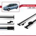 Renault Megane Grand Tour 2002-2008 Arası ile Uyumlu BASIC Model Ara Atkı Tavan Barı Gri 2 Adet