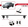 Toyota Hilux 7 (AN30) Post-Facelift 2011-2015 Arası ile Uyumlu ACE-4 Ara Atkı Tavan Barı Siyah 2 Adet