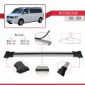 Volkswagen T6 Multivan 2015-2024 Arası ile Uyumlu FLY Model Ara Atkı Tavan Barı Gri 4 Adet