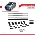 Mercedes Viano 2 (W639) Pre-Facelift 2003-2010 Arası ile Uyumlu BASIC Model Ara Atkı Tavan Barı Gri 3 Adet