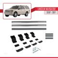 Lincoln Navigator 2007-2017 Arası ile Uyumlu BASIC Model Ara Atkı Tavan Barı Gri 2 Adet