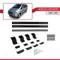 Mercedes Viano 2 (W639) Pre-Facelift 2003-2010 Arası ile Uyumlu BASIC Model Ara Atkı Tavan Barı Siyah 2 Adet