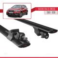 Suzuki SX4 S-Cross 3 (JYB) 2013-2021 Arası ile Uyumlu HOOK Model Ara Atkı Tavan Barı Siyah 2 Adet