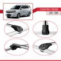 Ssangyong Turismo 2012-2019 Arası ile Uyumlu ACE-1 Ara Atkı Tavan Barı Gri 2 Adet