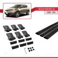 Nissan Murano 2 (Z51) 2008-2014 Arası ile Uyumlu FLY Model Ara Atkı Tavan Barı Siyah 3 Adet