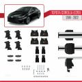 Toyota Corolla 12 (E210) Sedan 2019-2022 Arası ile Uyumlu ACE-4 Ara Atkı Tavan Barı Gri 2 Adet