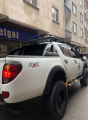 Mitsubishi L200 2008-2014 Stop Çerçeve Kaplama Siyah