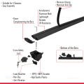 Kia Sorento 2 (XM) 2010-2014 Arası ile Uyumlu HOOK Model Ara Atkı Tavan Barı Siyah 2 Adet