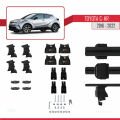Toyota C-HR 2016-2022 Arası ile Uyumlu ACE-4 Ara Atkı Tavan Barı Siyah 2 Adet