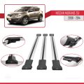 Nissan Murano 2 (Z51) 2008-2014 Arası ile Uyumlu FLY Model Ara Atkı Tavan Barı Gri 3 Adet