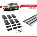 Nissan Murano 2 (Z51) 2008-2014 Arası ile Uyumlu FLY Model Ara Atkı Tavan Barı Gri 3 Adet