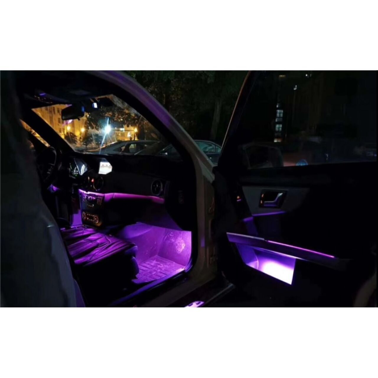 Mercedes GLK Serisi W204 Uyumlu Yedek Parça İç Ambiyans Aydınlatma (12 Renk)