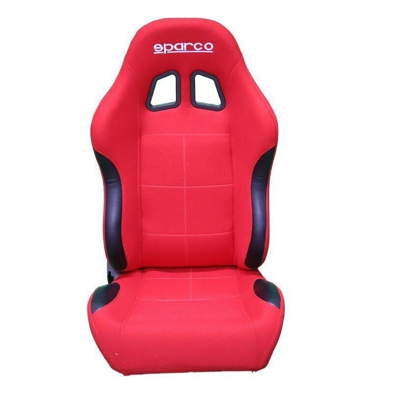 Sparco Yanları Deri Kırmızı Ayarlanabilir Spor Yarış Koltuğu 2014 Sonrası