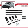 Mercedes Metris (W447) 2014 ve Sonrası ile Uyumlu BASIC Model Ara Atkı Tavan Barı Siyah 2 Adet