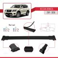 Nissan Armada 2 (Y62) 2017-2020 Arası ile Uyumlu FLY Model Ara Atkı Tavan Barı Siyah 3 Adet