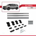 Kia Carnival 2025 ve Sonrası ile Uyumlu BASIC Model Ara Atkı Tavan Barı Gri 2 Adet