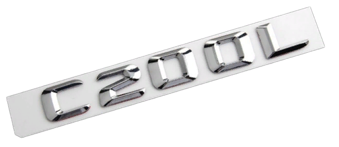 C200L Krom Bagaj Yazısı