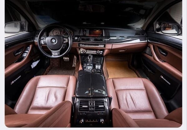 BMW 5 Serisi F10 Kol Dayama Kaplama Karbon