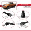 Nissan Navara 4 (D23) 2015-2021 Arası ile Uyumlu ACE-1 Ara Atkı Tavan Barı Siyah 2 Adet
