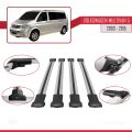 Volkswagen T5 Multivan 2003-2015 Arası ile Uyumlu FLY Model Ara Atkı Tavan Barı Gri 4 Adet