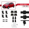 Toyota Aygo 2 2014-2022 Arası ile Uyumlu ACE-4 Ara Atkı Tavan Barı Siyah 2 Adet