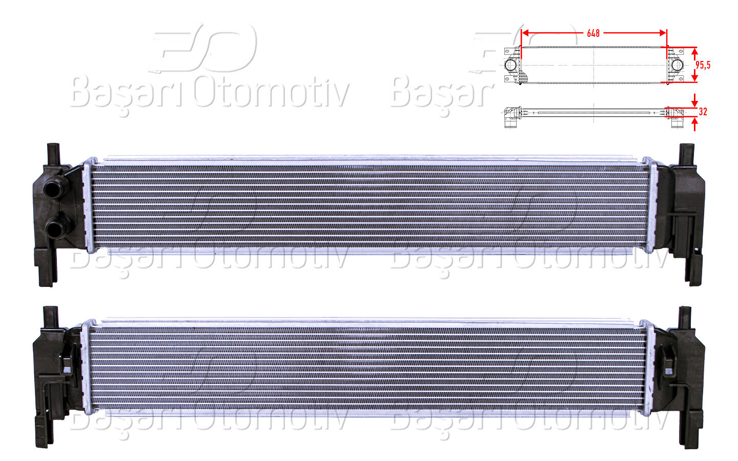 Volkswagen Golf 7 Audi A3 Seat Leon Skoda Octavia 1.2TSI Turbo Radyatörü (Intercooler)