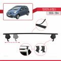 Toyota Aygo 2005-2014 Arası ile Uyumlu ACE-4 Ara Atkı Tavan Barı Siyah 2 Adet