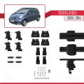 Toyota Aygo 2005-2014 Arası ile Uyumlu ACE-4 Ara Atkı Tavan Barı Siyah 2 Adet