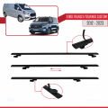 Ford Transit/Tourneo Custom 2012-2023 Arası ile Uyumlu BASIC Model Ara Atkı Tavan Barı Siyah 2 Adet