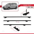 Hyundai Trajet 2000-2008 Arası ile Uyumlu BASIC Model Ara Atkı Tavan Barı Siyah 2 Adet