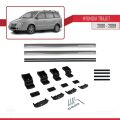 Hyundai Trajet 2000-2008 Arası ile Uyumlu BASIC Model Ara Atkı Tavan Barı Gri 2 Adet