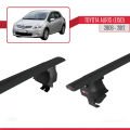 Toyota Auris (E150) 2006-2012 Arası ile Uyumlu ACE-4 Ara Atkı Tavan Barı Siyah 2 Adet