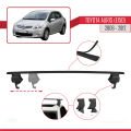 Toyota Auris (E150) 2006-2012 Arası ile Uyumlu ACE-4 Ara Atkı Tavan Barı Siyah 2 Adet