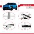 KIA EV9 GT-LINE 2024 ve Sonrası ile Uyumlu BASIC Model Ara Atkı Tavan Barı Gri 2 Adet