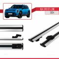 KIA EV9 GT-LINE 2024 ve Sonrası ile Uyumlu BASIC Model Ara Atkı Tavan Barı Gri 2 Adet