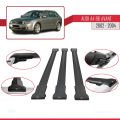 A4 (B6) Avant 2002-2004 Arası ile Uyumlu FLY Model Ara Atkı Tavan Barı Siyah 3 Adet