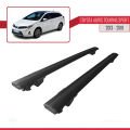 Toyota Auris 2 (E180) Touring Sports 2013-2018 Arası ile Uyumlu HOOK Model Ara Atkı Tavan Barı Siyah 2 Adet