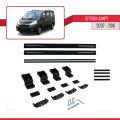 Citroen Jumpy 2 (G9) 2007-2016 Arası ile Uyumlu BASIC Model Ara Atkı Tavan Barı Siyah 2 Adet