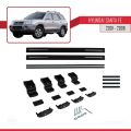 Hyundai Santa Fe (SM) 2001-2006 Arası ile Uyumlu BASIC Model Ara Atkı Tavan Barı Siyah 2 Adet