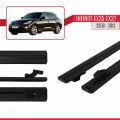 Infiniti EX35 EX37 2008-2013 Arası ile Uyumlu BASIC Model Ara Atkı Tavan Barı Siyah 2 Adet