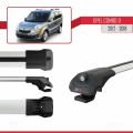 Opel Combo D 2012-2018 Arası ile Uyumlu ACE-1 Ara Atkı Tavan Barı Gri 2 Adet