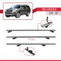 Ford Expedition 2007-2017 Arası ile Uyumlu BASIC Model Ara Atkı Tavan Barı Gri 2 Adet