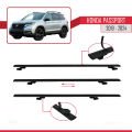 Honda Passport 2019-2024 Arası ile Uyumlu BASIC Model Ara Atkı Tavan Barı Siyah 2 Adet