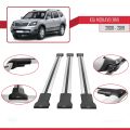 Kia Mohave (HM) 2008-2019 Arası ile Uyumlu FLY Model Ara Atkı Tavan Barı Gri 3 Adet