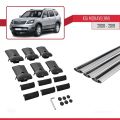 Kia Mohave (HM) 2008-2019 Arası ile Uyumlu FLY Model Ara Atkı Tavan Barı Gri 3 Adet